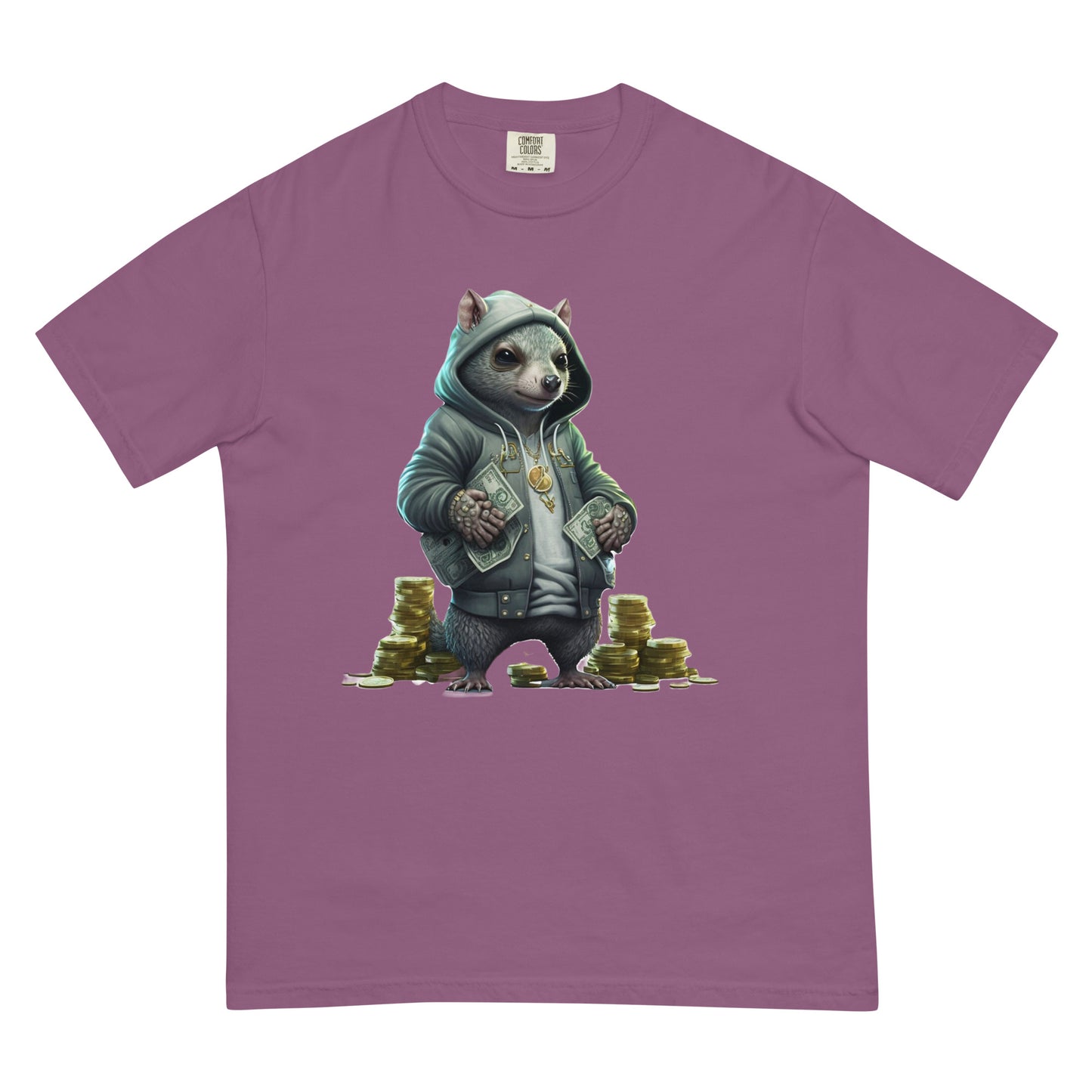 Slick Squirrel Men’s garment-dyed heavyweight t-shirt