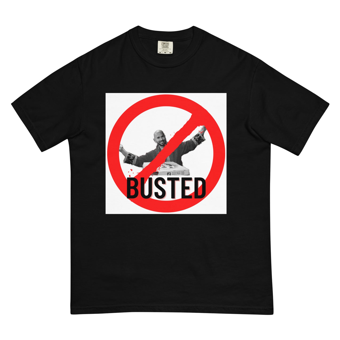 BUSTED Andrew Tate arrested heavyweight t-shirt