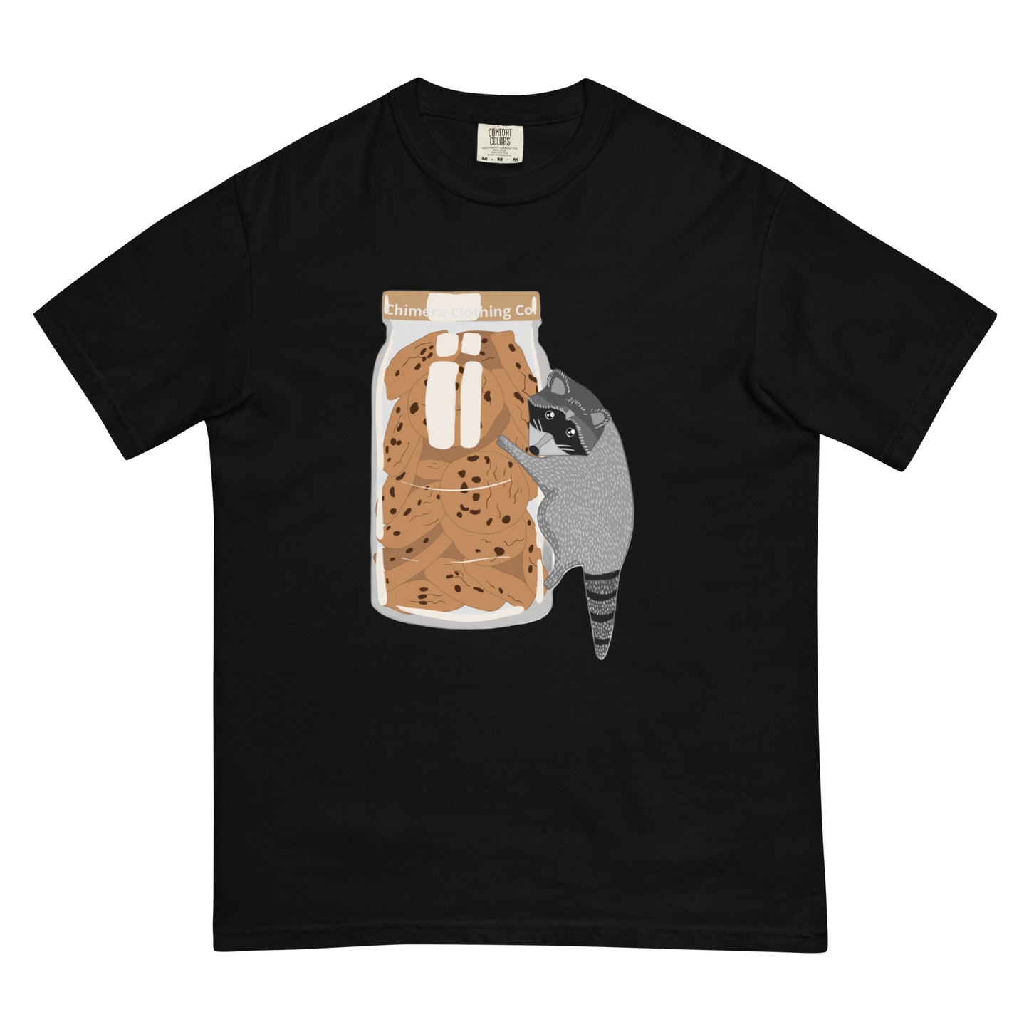 LIMITED EDITION Raccoon Cookie Theif Men’s garment-dyed heavyweight t-shirt