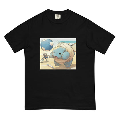 Blastoise at the Beach Men’s garment-dyed heavyweight t-shirt