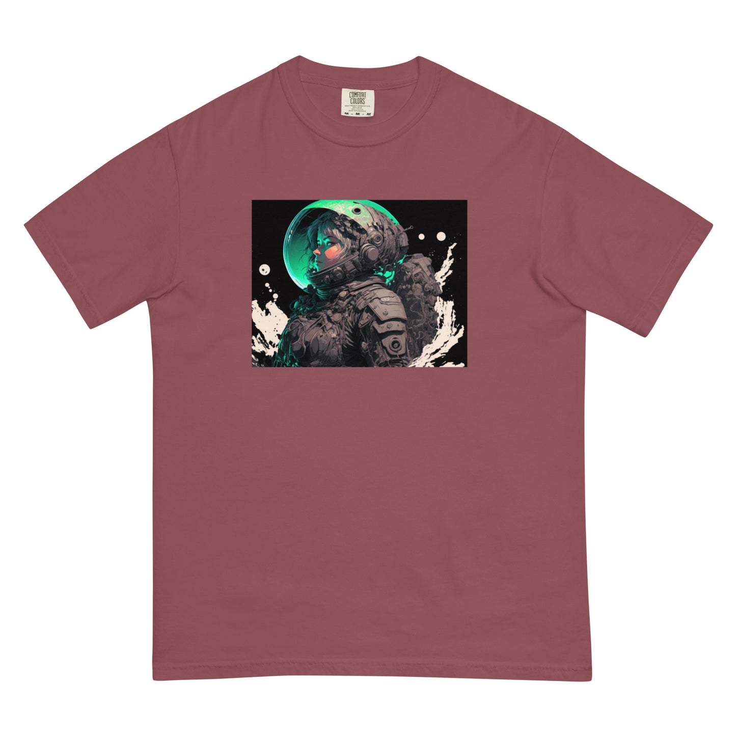 Astronaut Girl Men’s garment-dyed heavyweight t-shirt