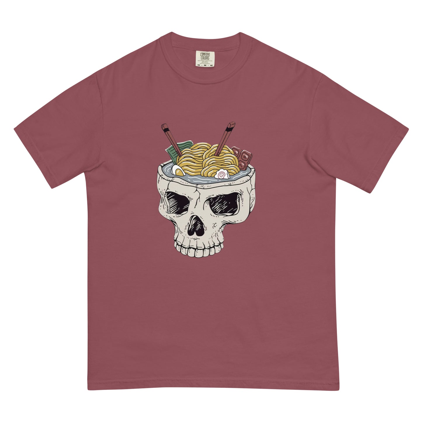 Ramen Noodle Skull Bowl garment-dyed heavyweight t-shirt