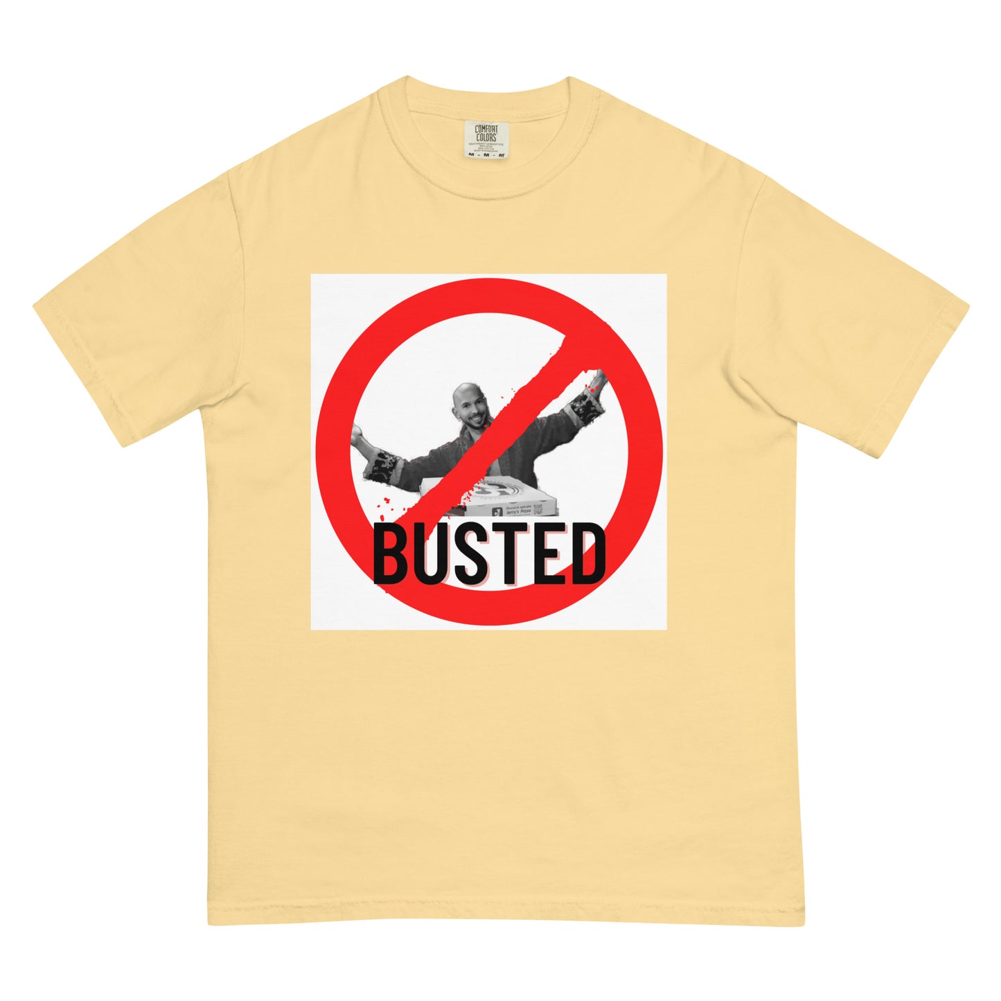 BUSTED Andrew Tate arrested heavyweight t-shirt