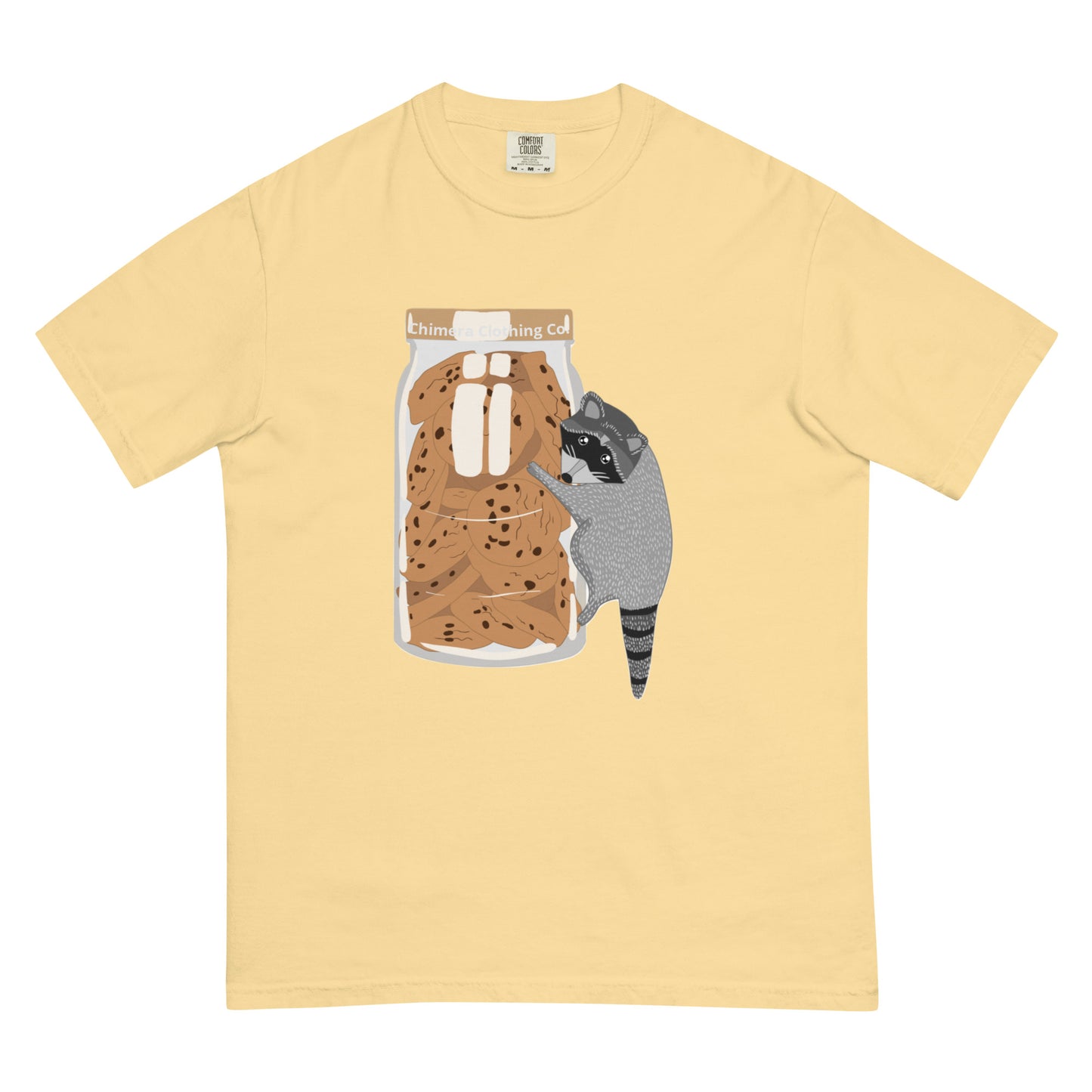 LIMITED EDITION Raccoon Cookie Theif Men’s garment-dyed heavyweight t-shirt