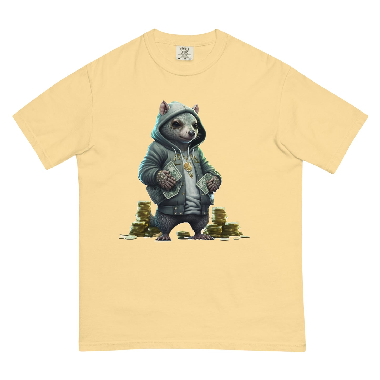 Slick Squirrel Men’s garment-dyed heavyweight t-shirt