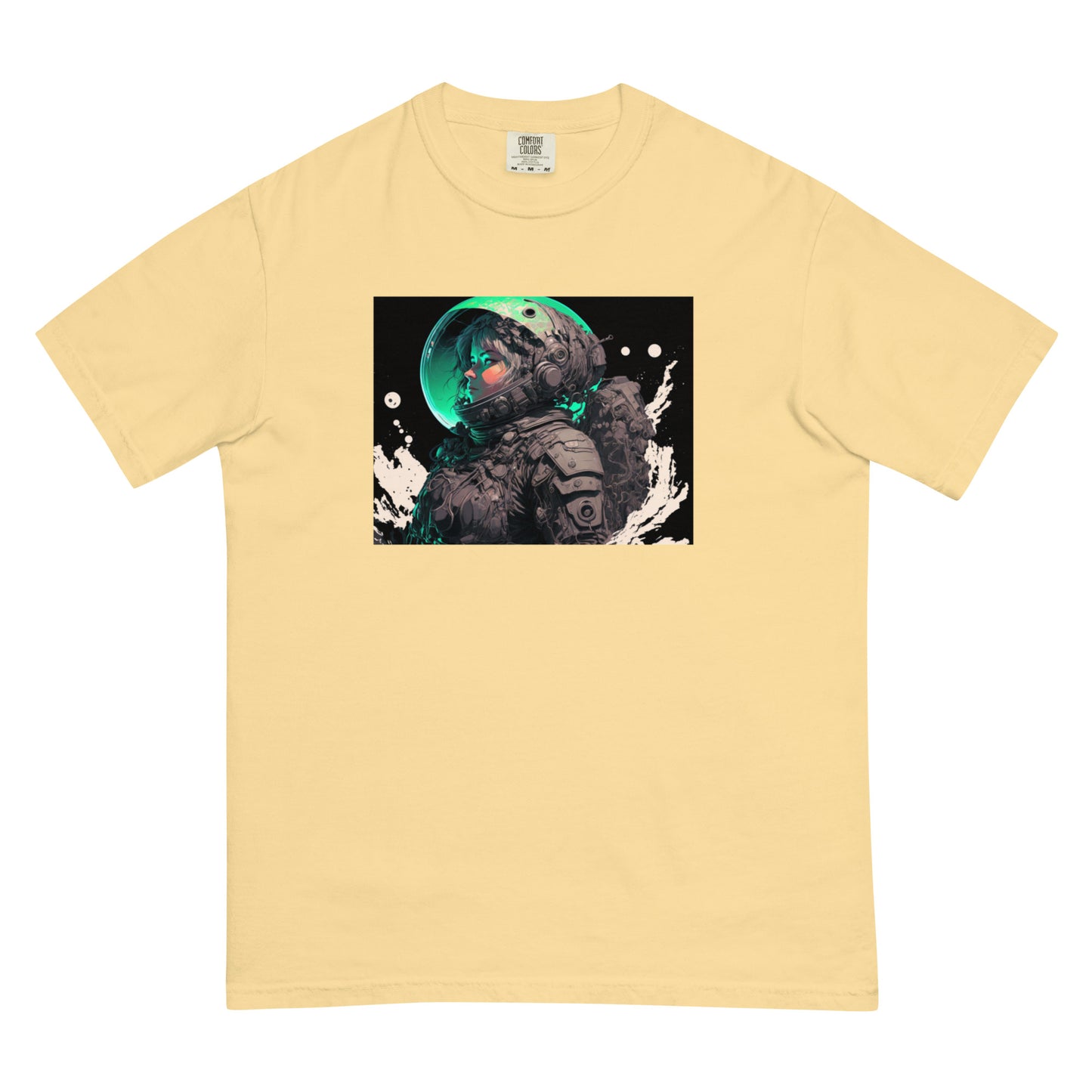 Astronaut Girl Men’s garment-dyed heavyweight t-shirt