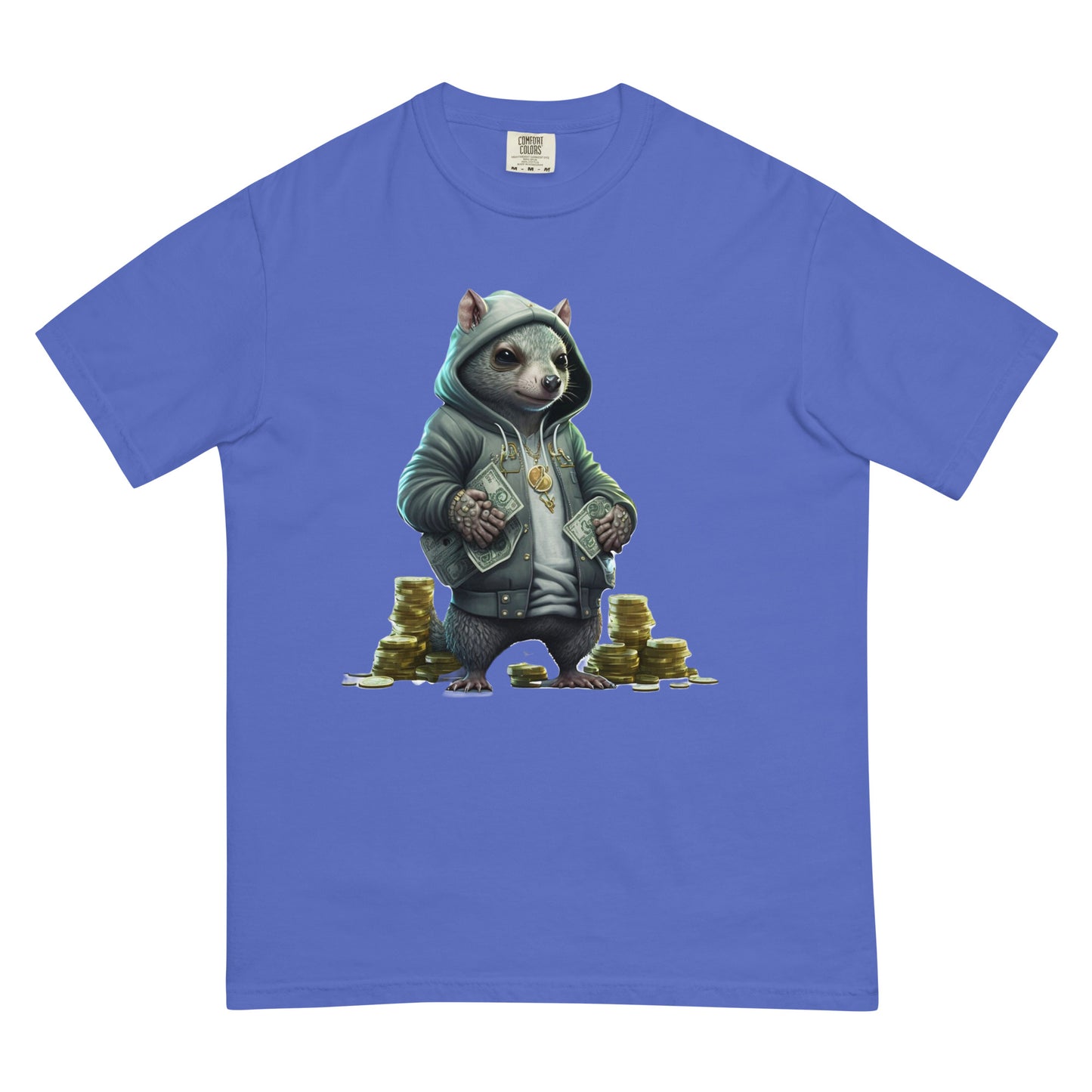 Slick Squirrel Men’s garment-dyed heavyweight t-shirt