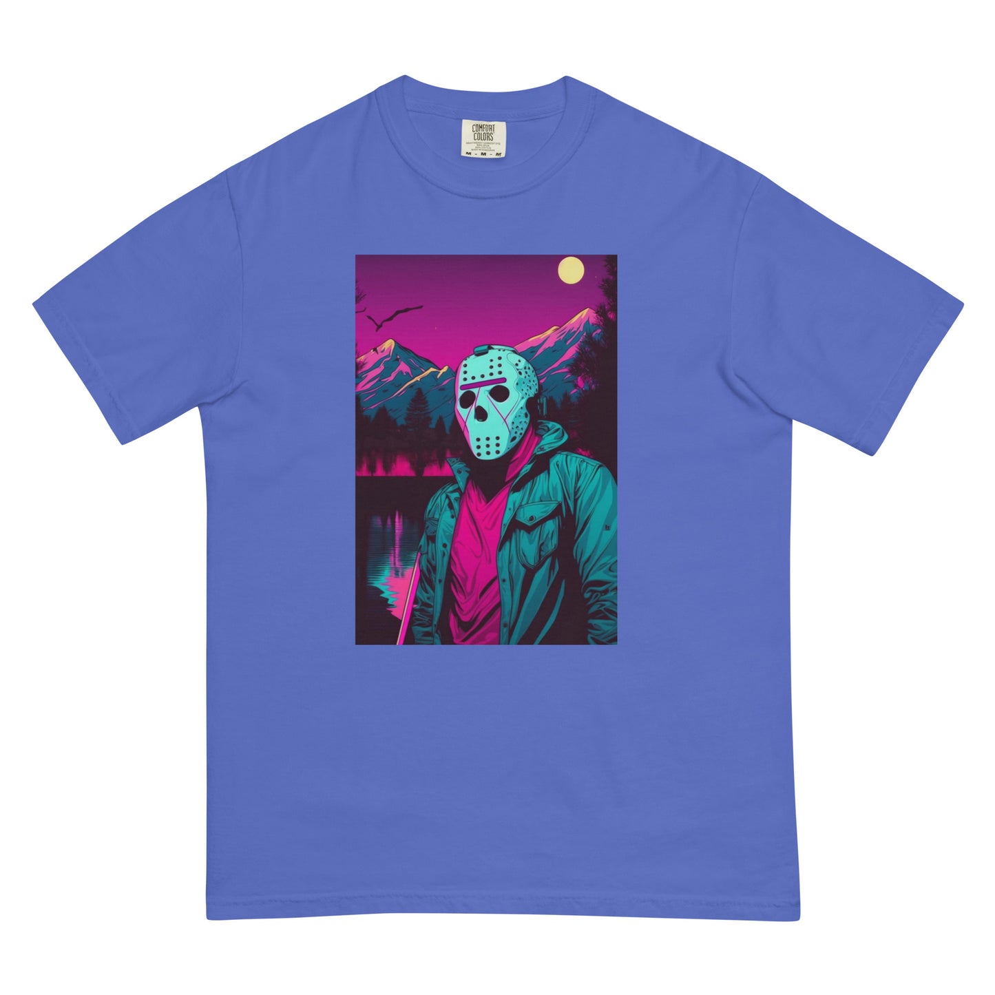 Vaporwave Killer Jason Voorhees Men’s garment-dyed heavyweight t-shirt