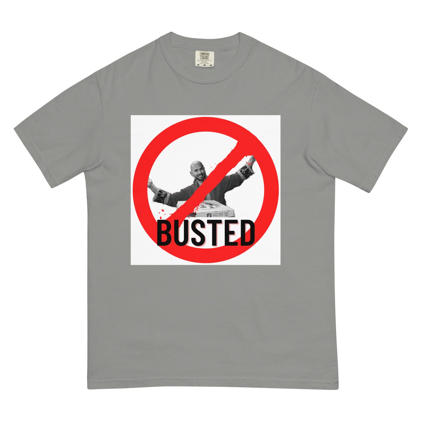 BUSTED Andrew Tate arrested heavyweight t-shirt