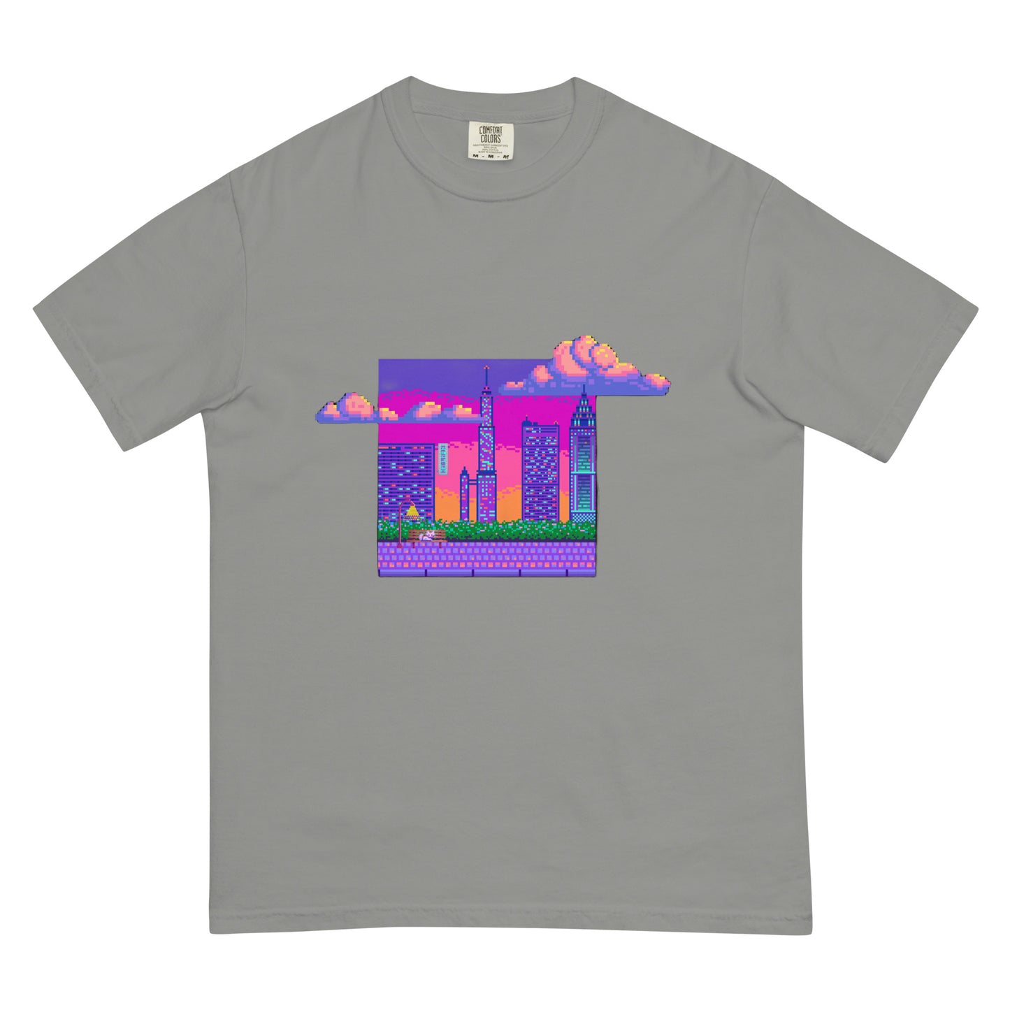 Pixel Scene heavyweight t-shirt