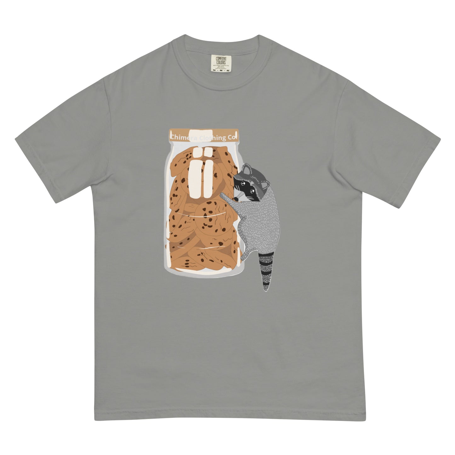 LIMITED EDITION Raccoon Cookie Theif Men’s garment-dyed heavyweight t-shirt