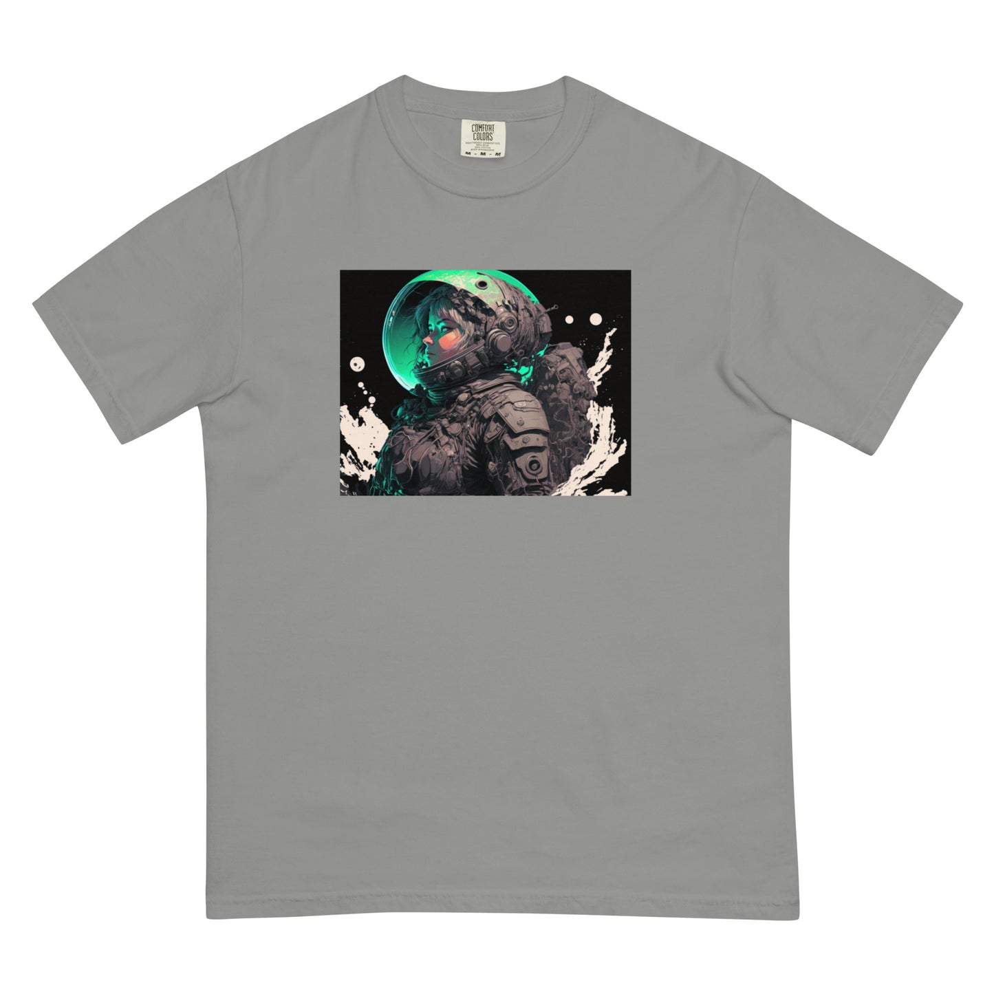 Astronaut Girl Men’s garment-dyed heavyweight t-shirt