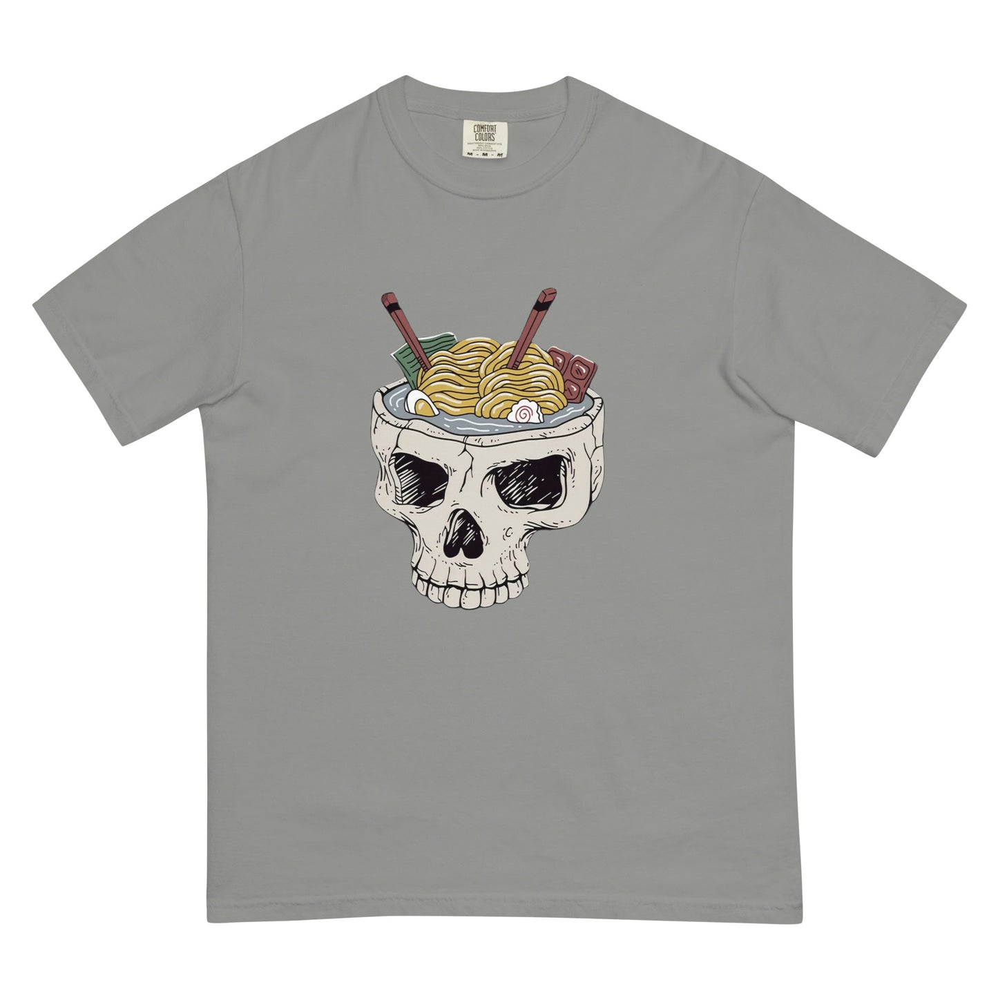 Ramen Noodle Skull Bowl garment-dyed heavyweight t-shirt