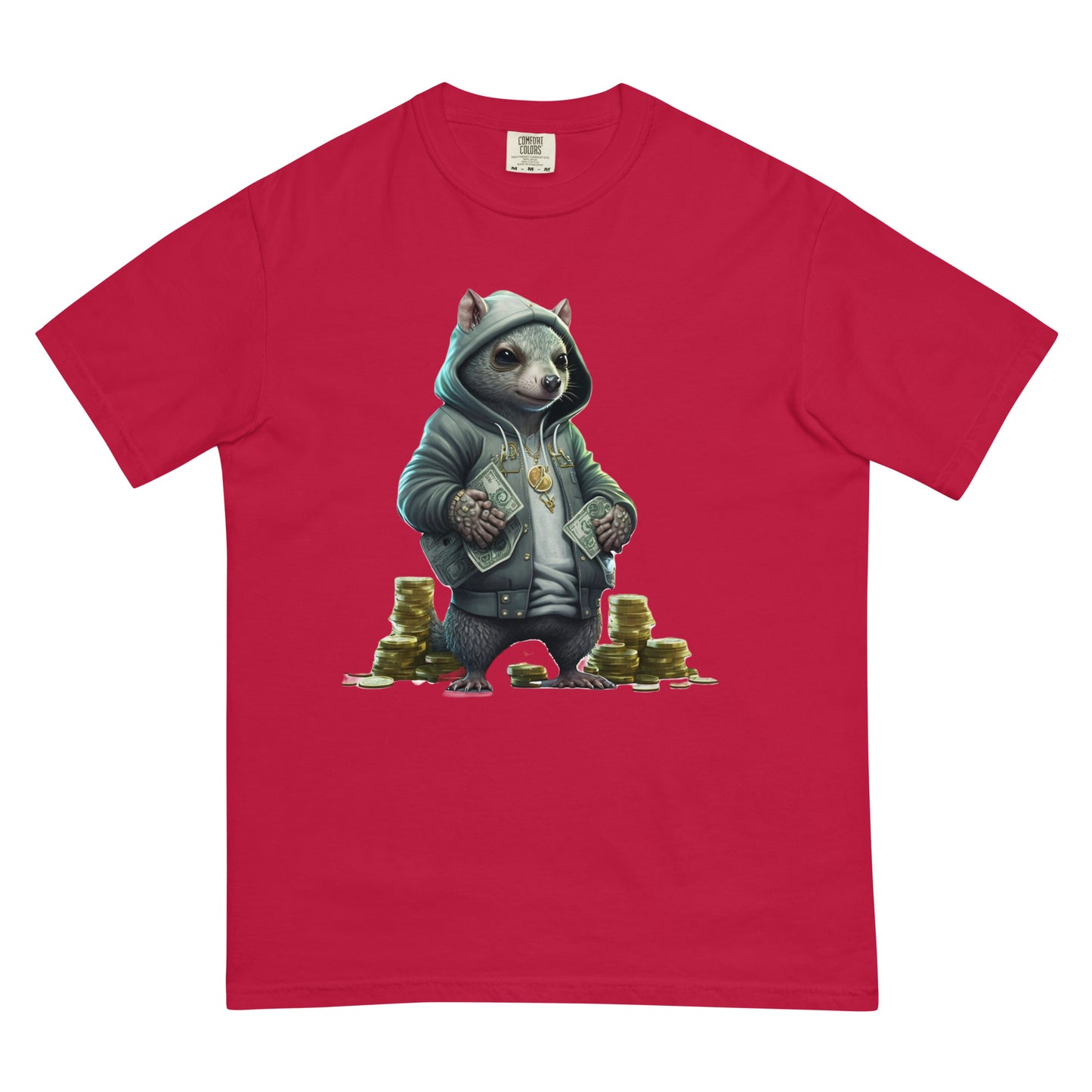 Slick Squirrel Men’s garment-dyed heavyweight t-shirt