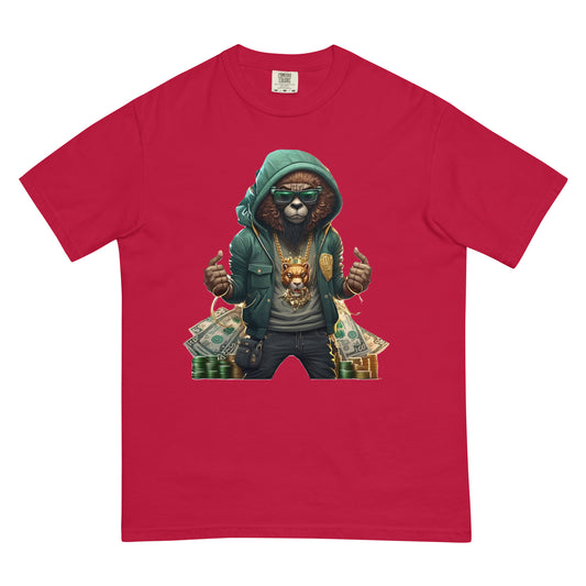 Leo the Lion Men’s garment-dyed heavyweight t-shirt