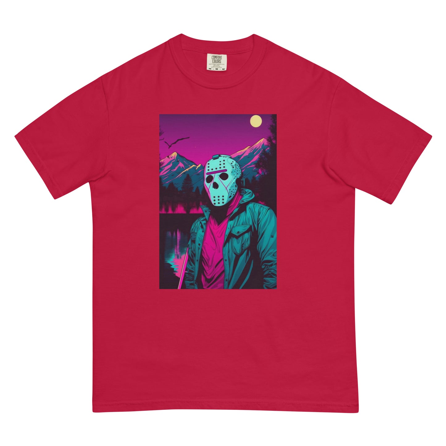 Vaporwave Killer Jason Voorhees Men’s garment-dyed heavyweight t-shirt