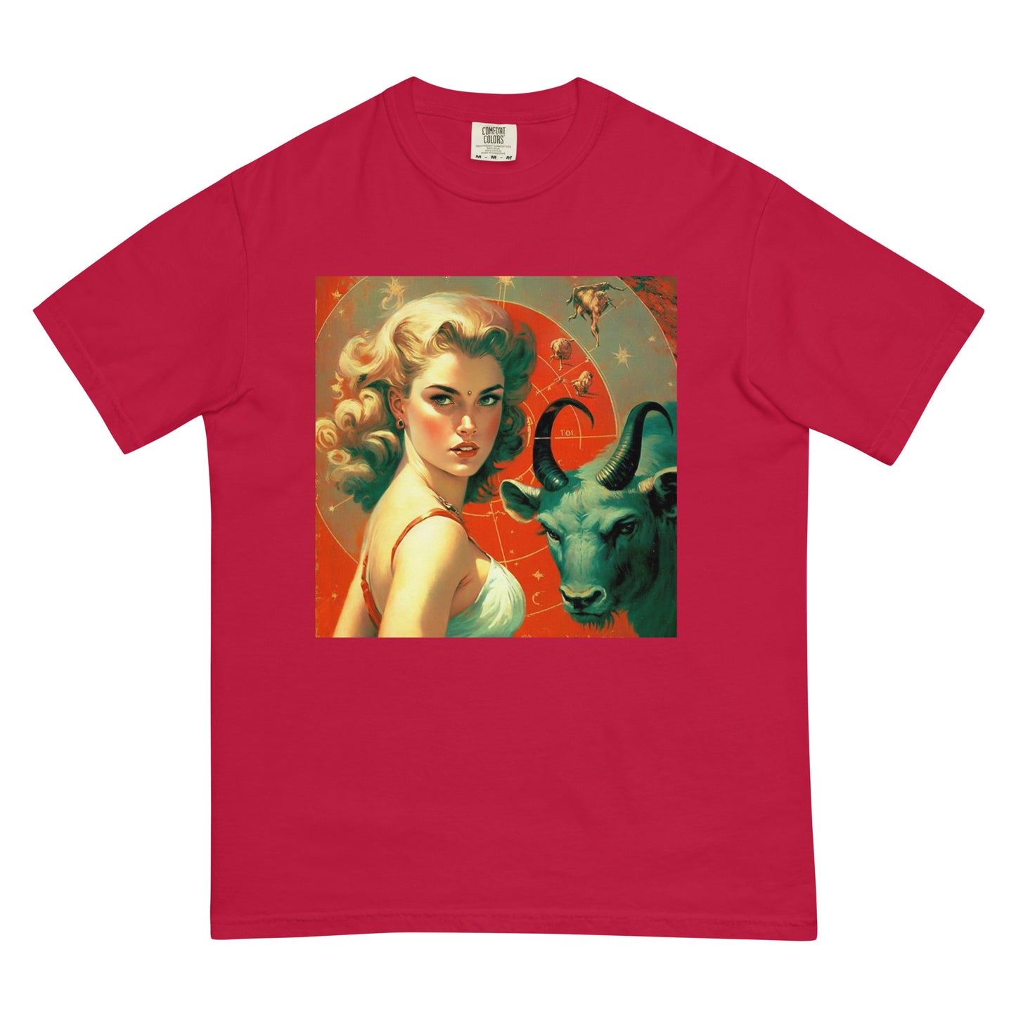 Devil Beauty #1 Men’s garment-dyed heavyweight t-shirt