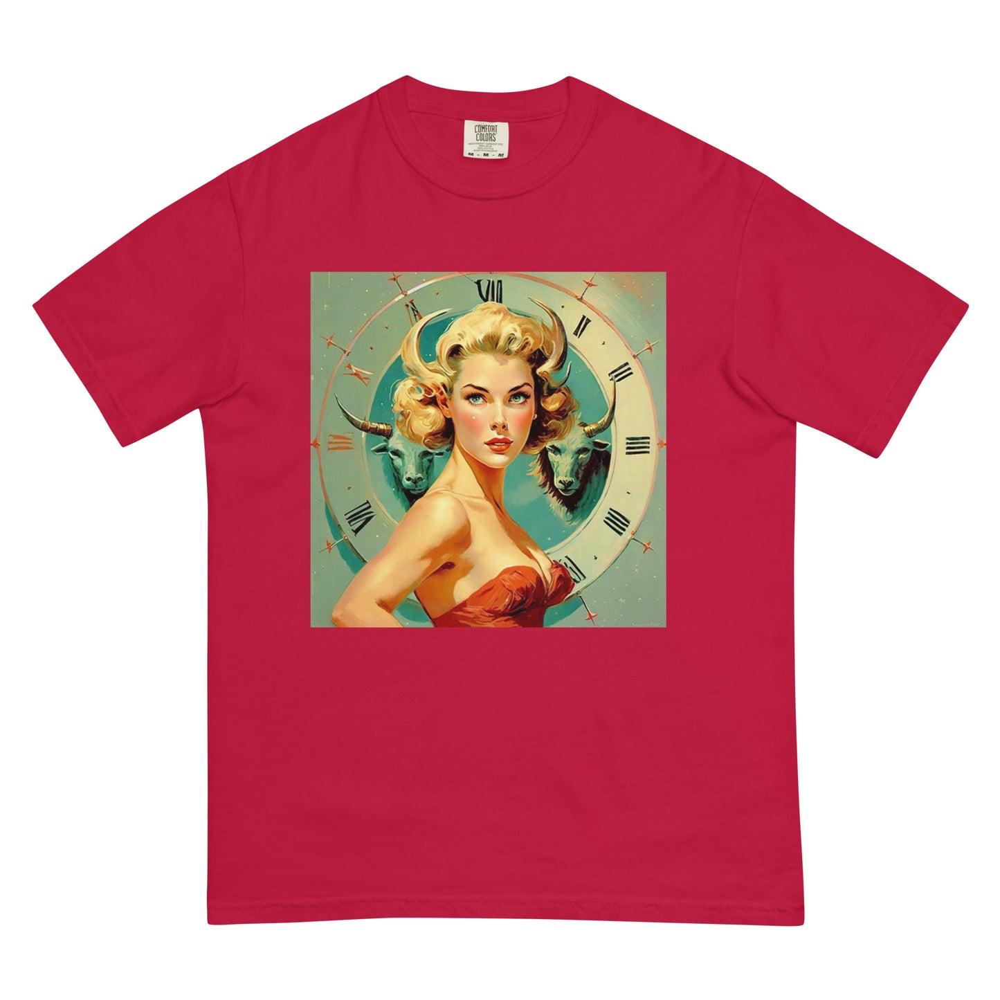 Devil Beauty #2 Men’s garment-dyed heavyweight t-shirt