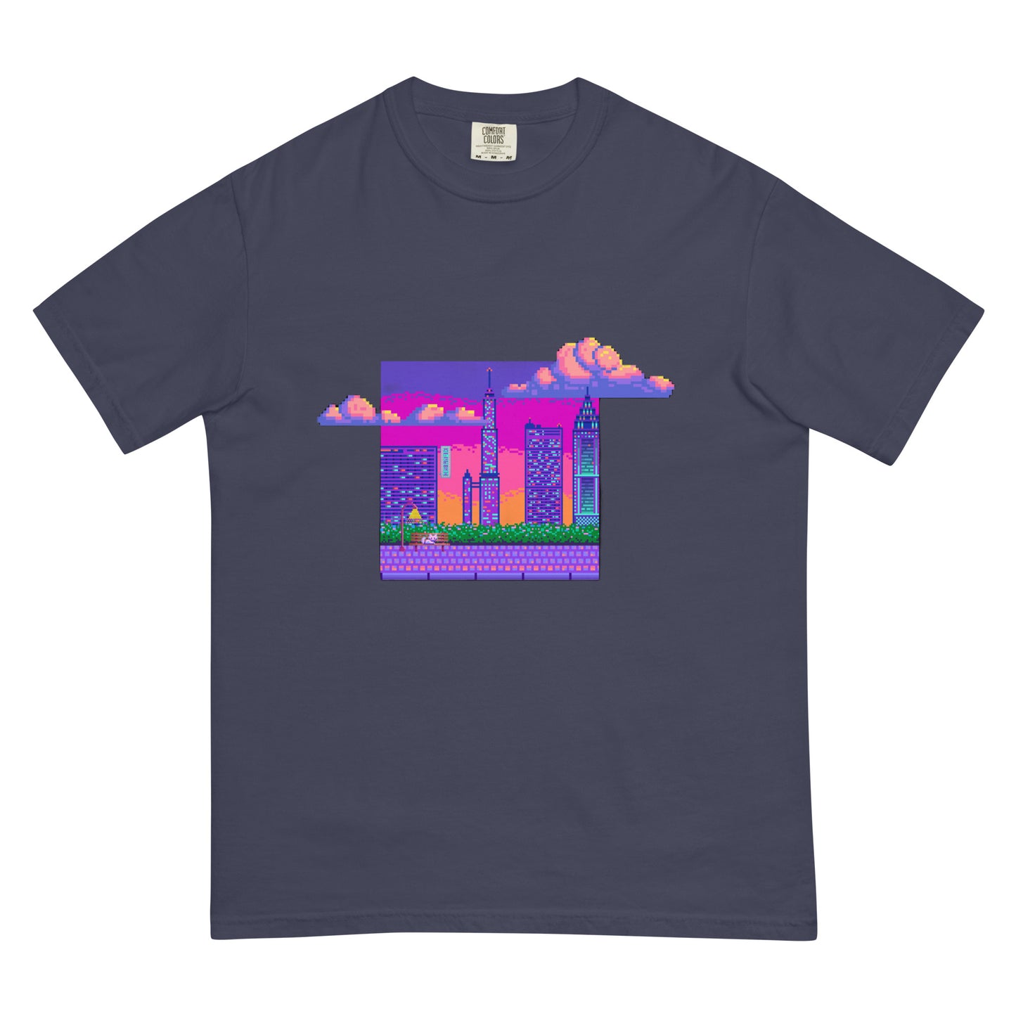 Pixel Scene heavyweight t-shirt