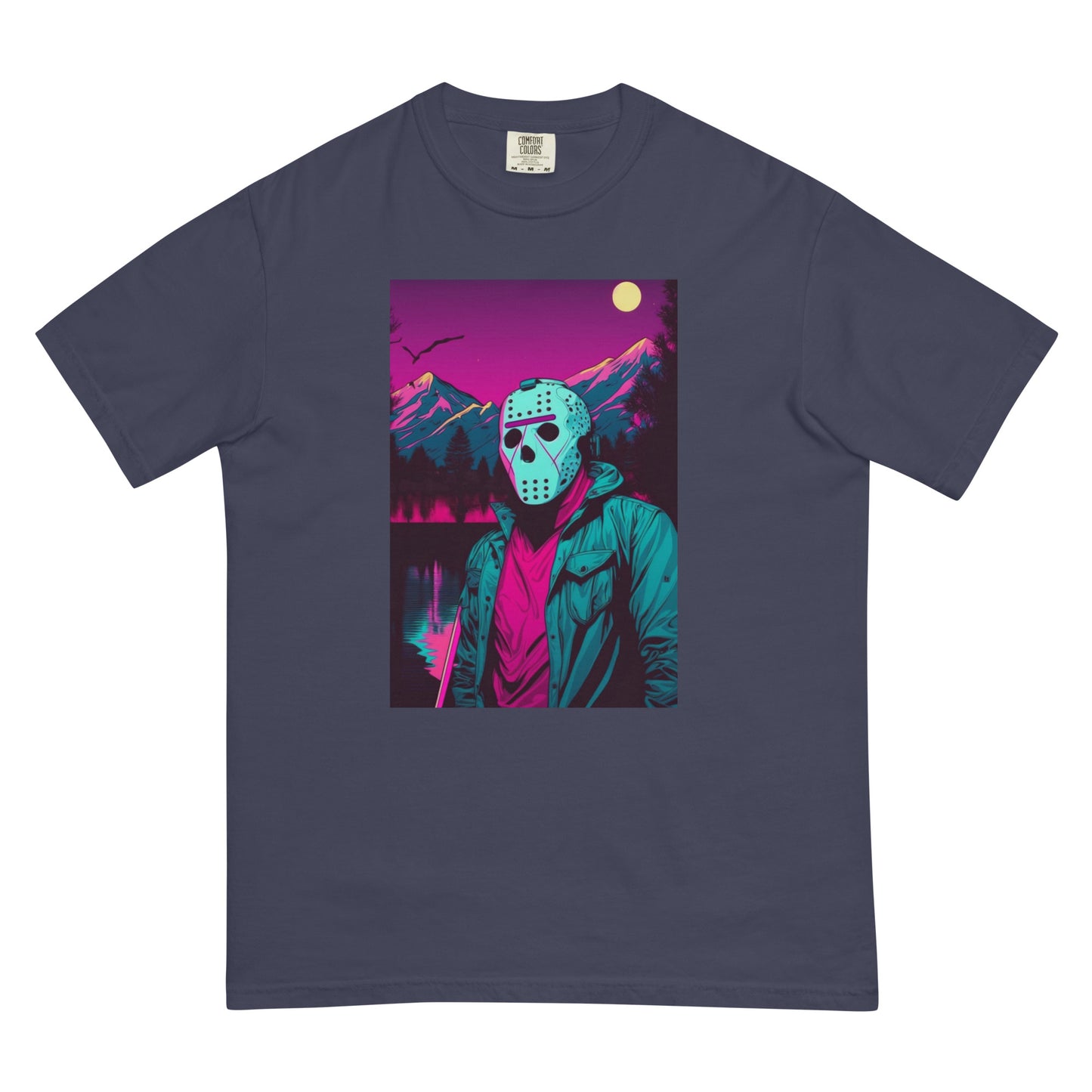 Vaporwave Killer Jason Voorhees Men’s garment-dyed heavyweight t-shirt