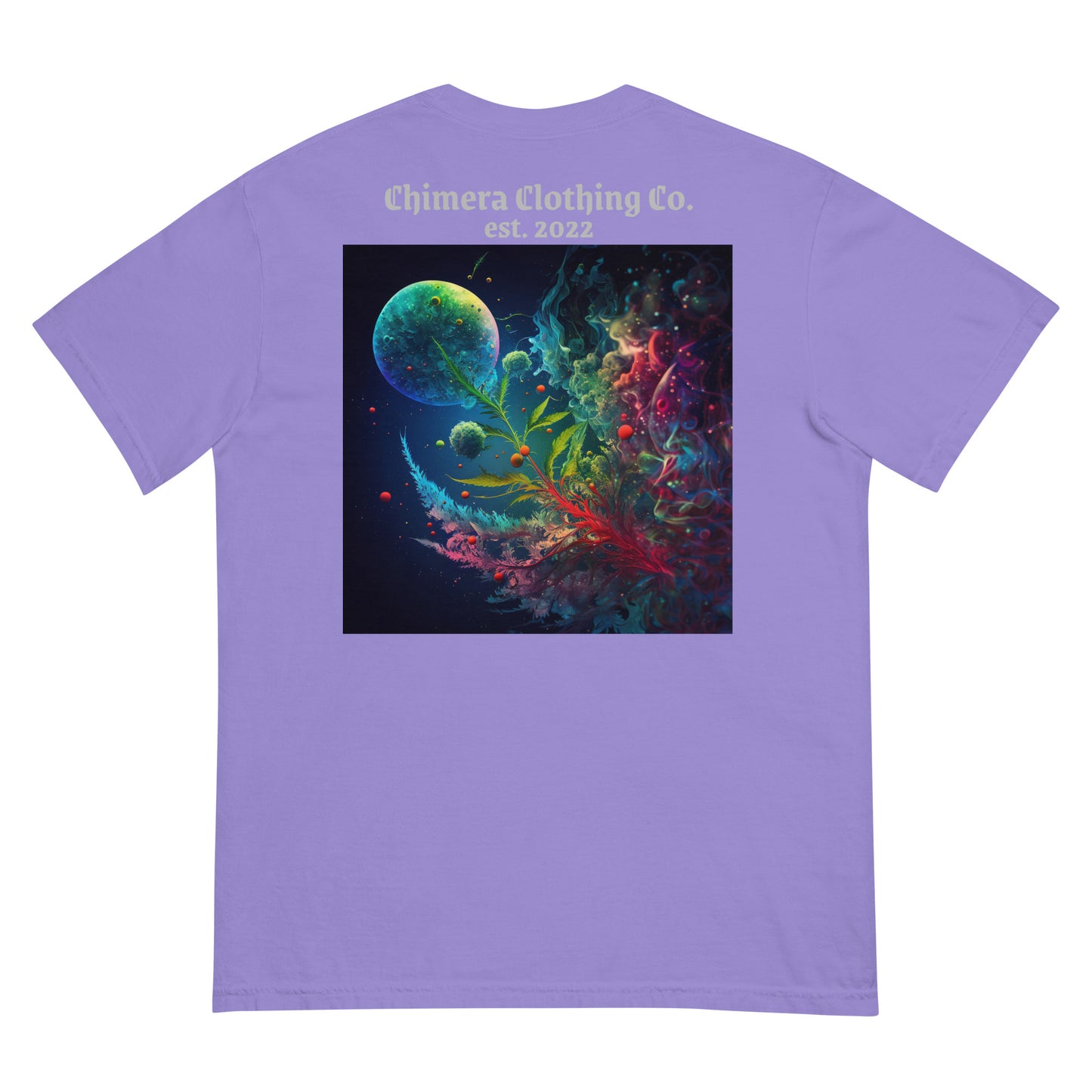 Space Weed Men’s garment-dyed heavyweight t-shirt