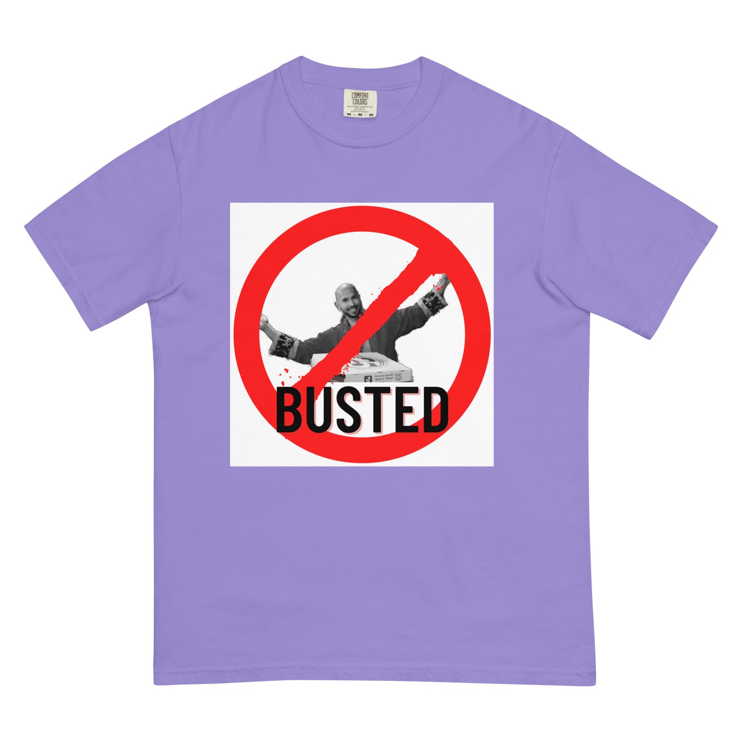 BUSTED Andrew Tate arrested heavyweight t-shirt