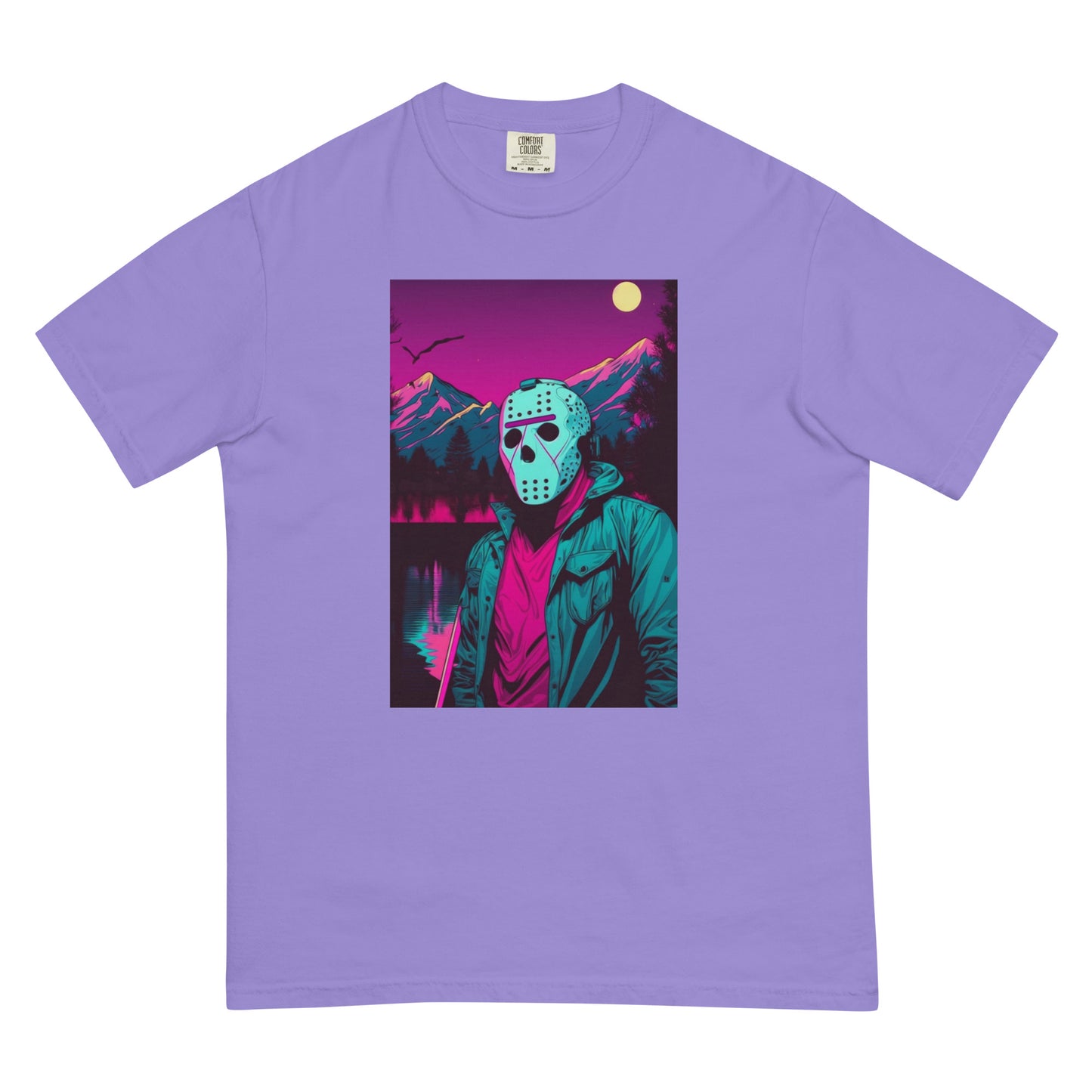 Vaporwave Killer Jason Voorhees Men’s garment-dyed heavyweight t-shirt