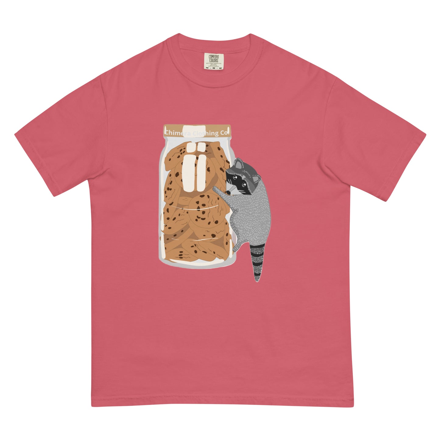 LIMITED EDITION Raccoon Cookie Theif Men’s garment-dyed heavyweight t-shirt