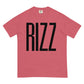 RIZZ Black Lettering Men’s garment-dyed heavyweight t-shirt