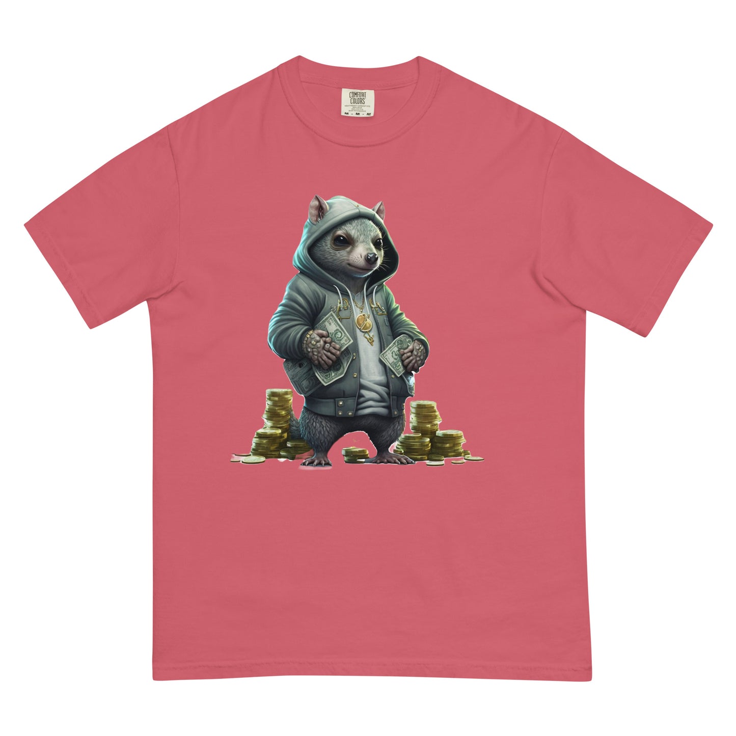 Slick Squirrel Men’s garment-dyed heavyweight t-shirt