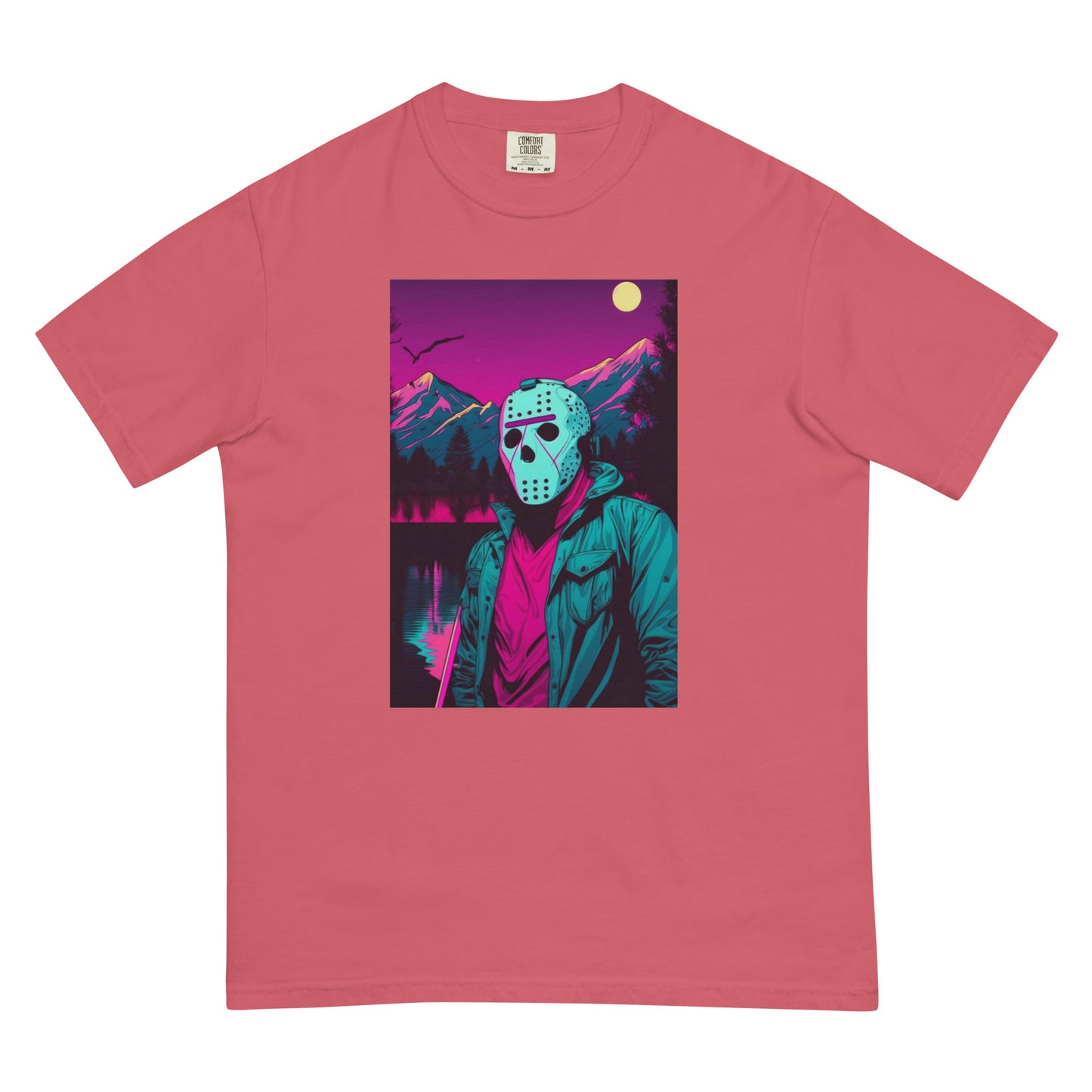 Vaporwave Killer Jason Voorhees Men’s garment-dyed heavyweight t-shirt