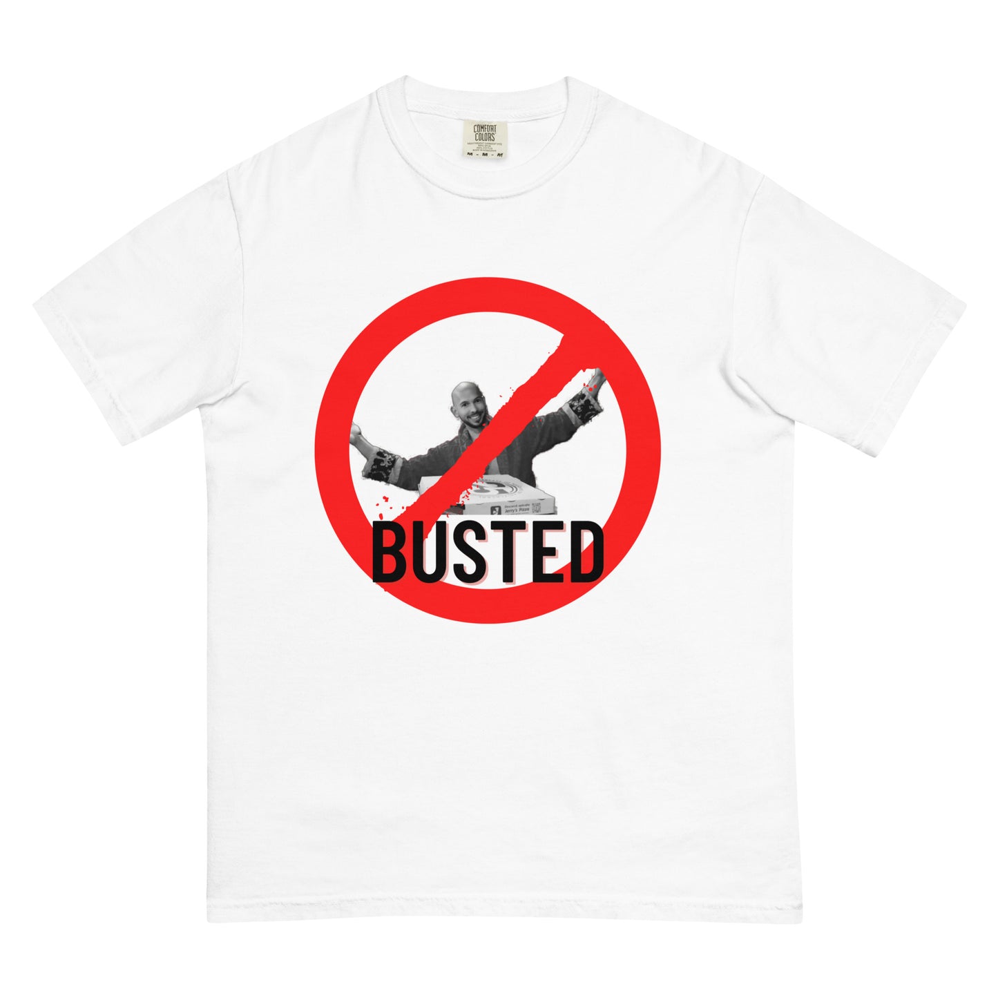 BUSTED Andrew Tate arrested heavyweight t-shirt