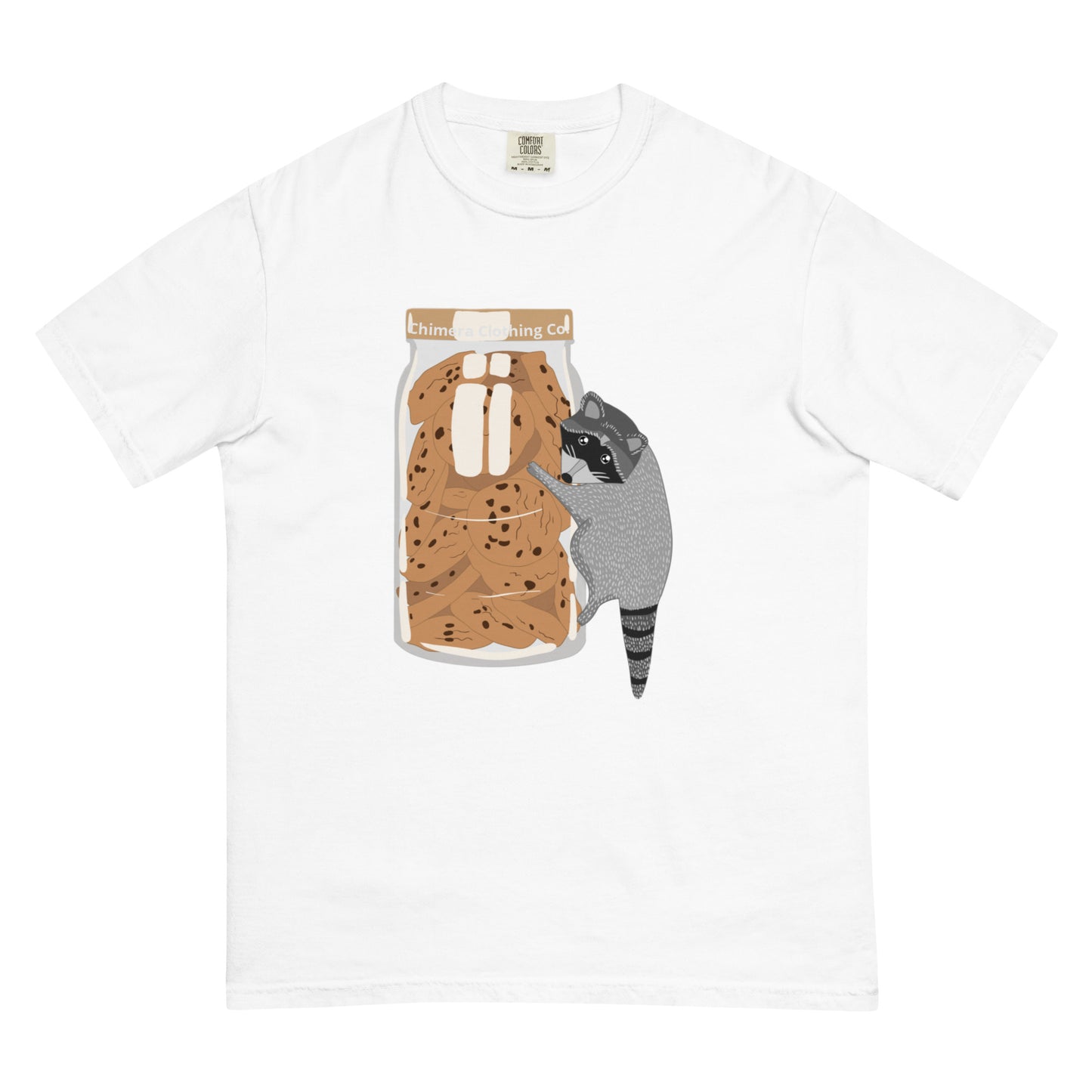 LIMITED EDITION Raccoon Cookie Theif Men’s garment-dyed heavyweight t-shirt