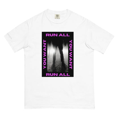 Run All You Want Horror Men’s garment-dyed heavyweight t-shirt