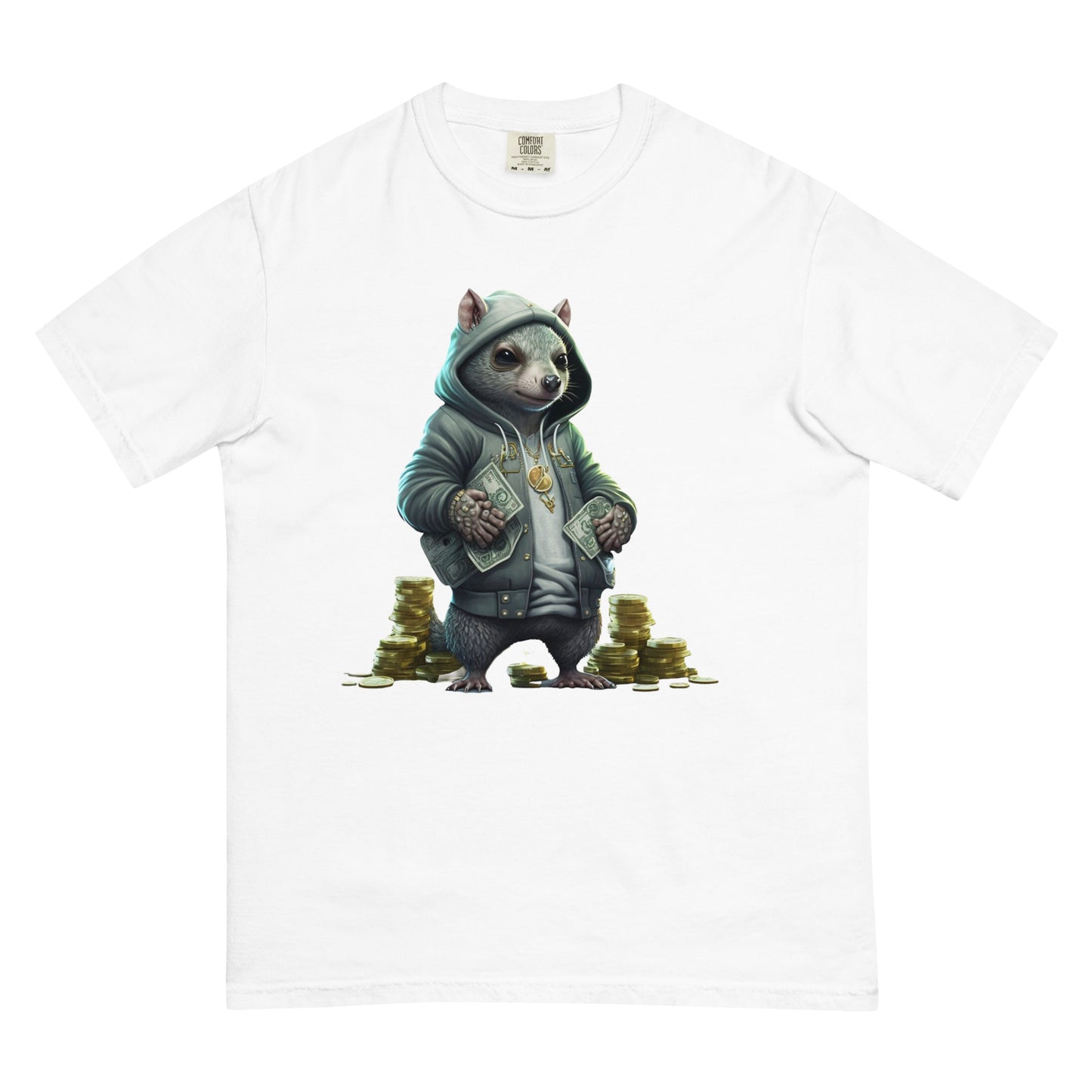 Slick Squirrel Men’s garment-dyed heavyweight t-shirt