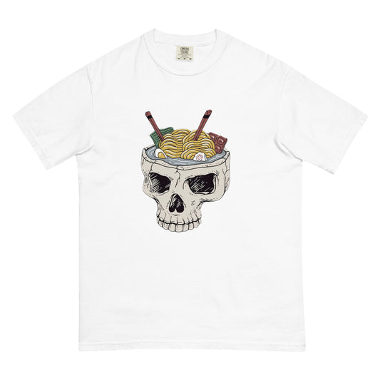 Ramen Noodle Skull Bowl garment-dyed heavyweight t-shirt