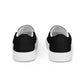 HANDMADE Gothic Beauty Men’s slip-on slides canvas shoes