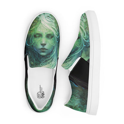 Earth Goddess #2 Men’s slip-on Slides canvas shoes