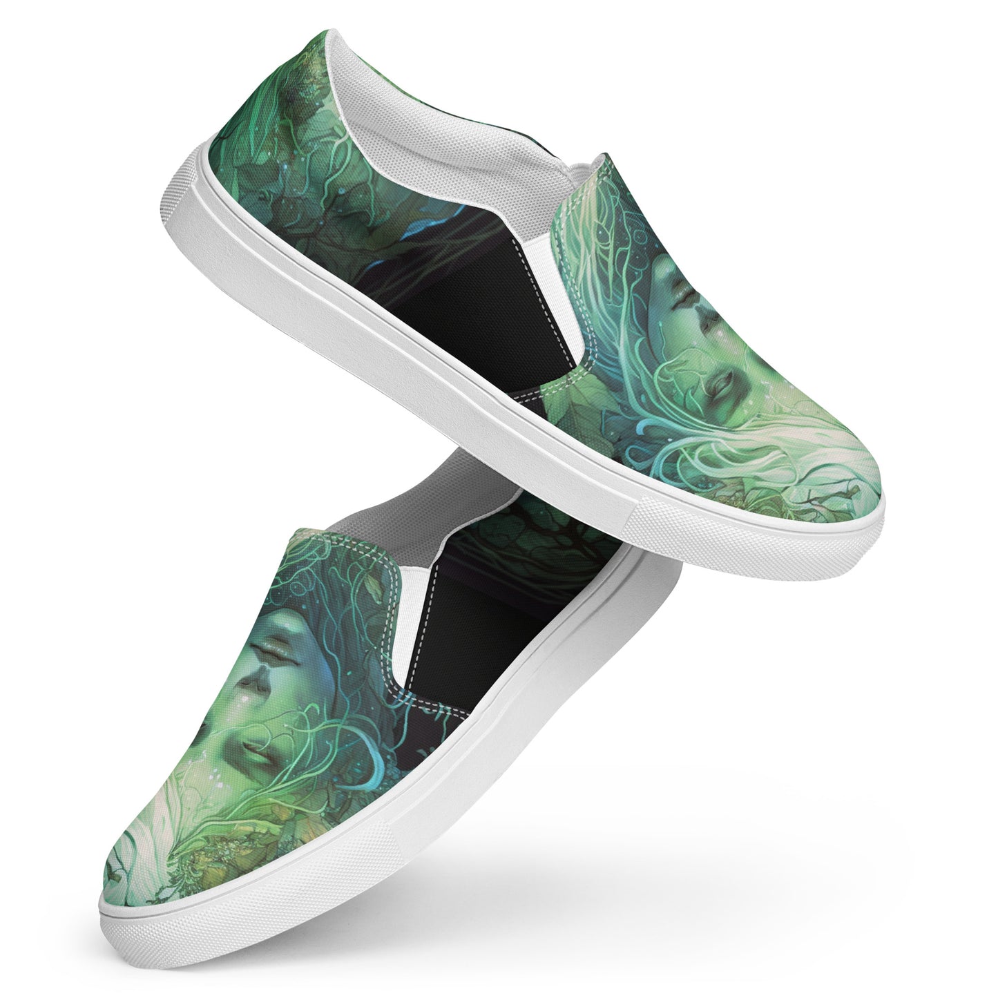 Earth Goddess #2 Men’s slip-on Slides canvas shoes