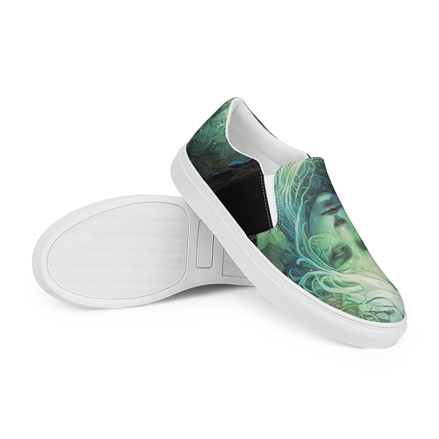 Earth Goddess #2 Men’s slip-on Slides canvas shoes