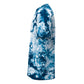 Mustache Sugar skull Embroidered Oversized tie-dye t-shirt