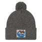 Macaroon Cat Pom-Pom Beanie Hat