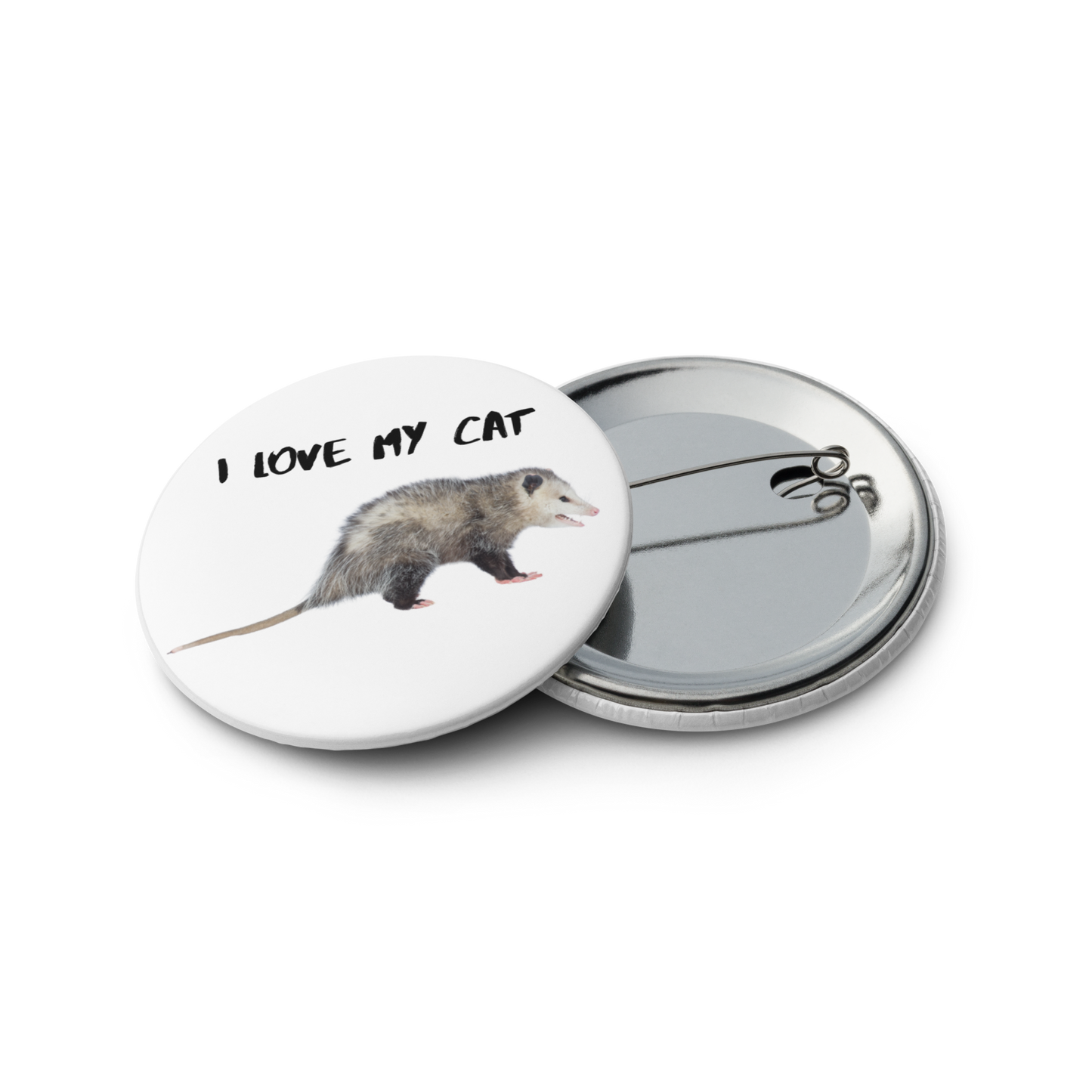 Handmade Opposum Set of pin buttons