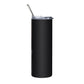 Punk Girl #2 Stainless steel tumbler with metal straw