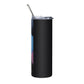 Punk Girl #3 Stainless steel tumbler with metal straw
