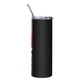 Punk Girl #4 Stainless steel tumbler with metal straw