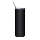Hawaiian Beauty #2 Stainless steel tumbler cup with metal straw