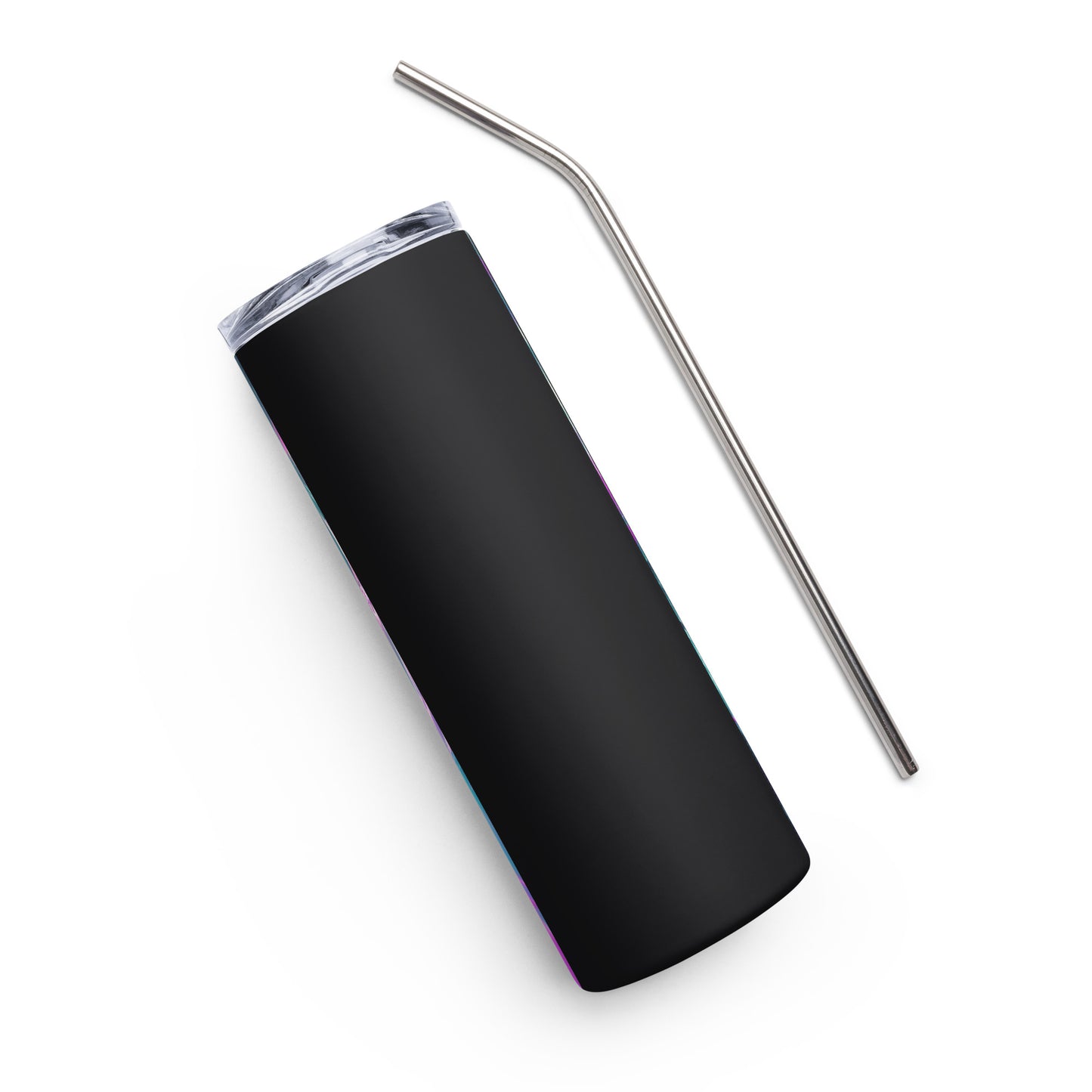 Anime Girl #2 Stainless steel tumbler cup with metal straw