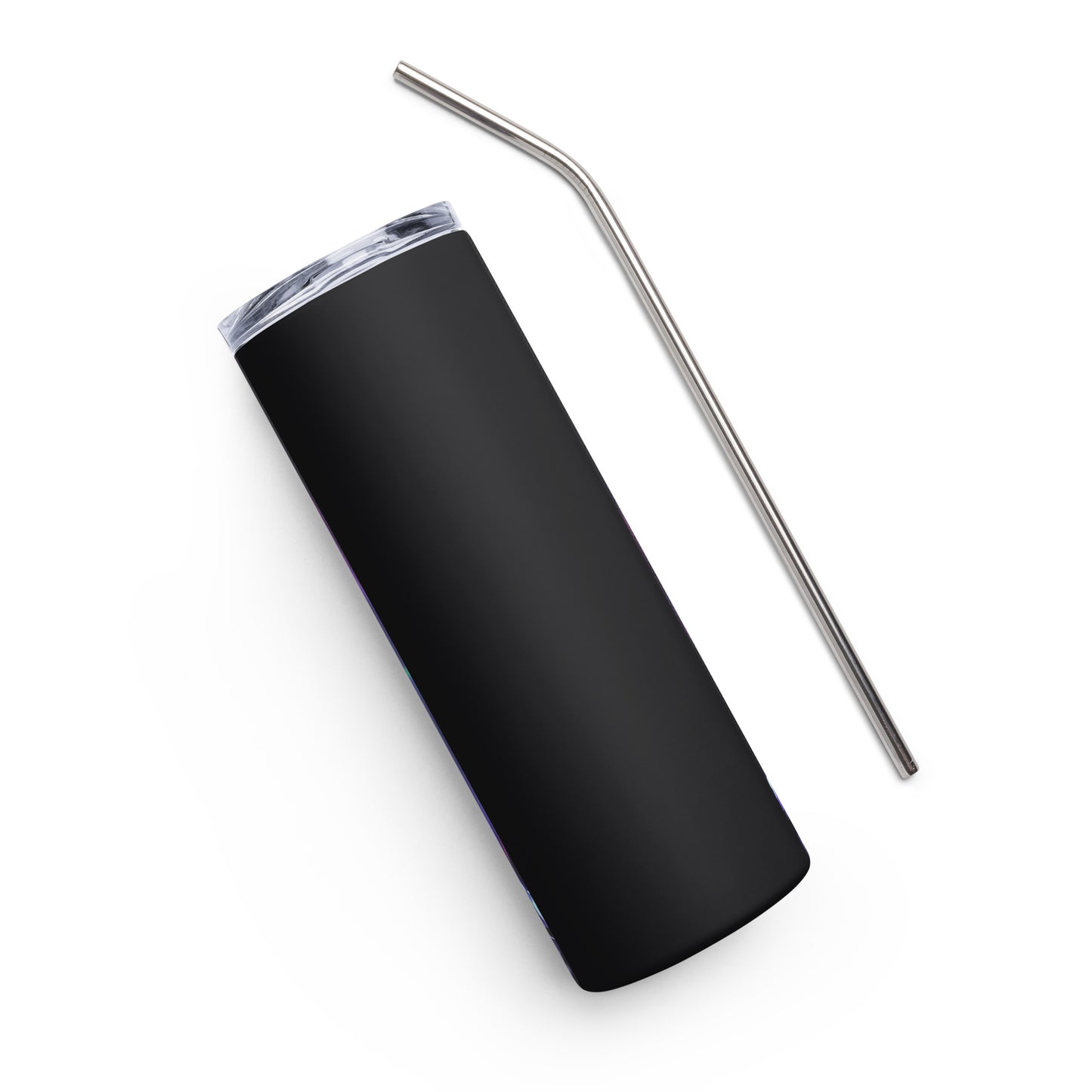 Anime Girl #3 Stainless steel tumbler cup with metal straw