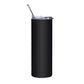Anime Girl #3 Stainless steel tumbler cup with metal straw